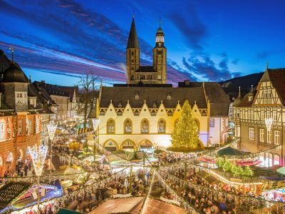 Weihnachtsmarkt Goslar am Abend