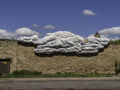 Die Wolke im Kunstparcours "Glühende Horizonte" in Allstedt